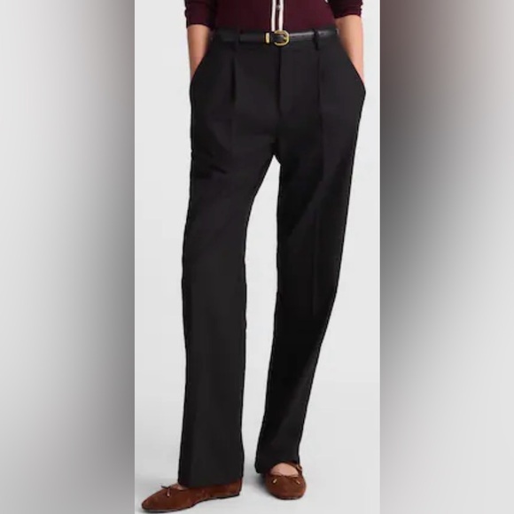 Madewell| Slouchy Straight Pants in Brushed Twill - Picture 2 of 5